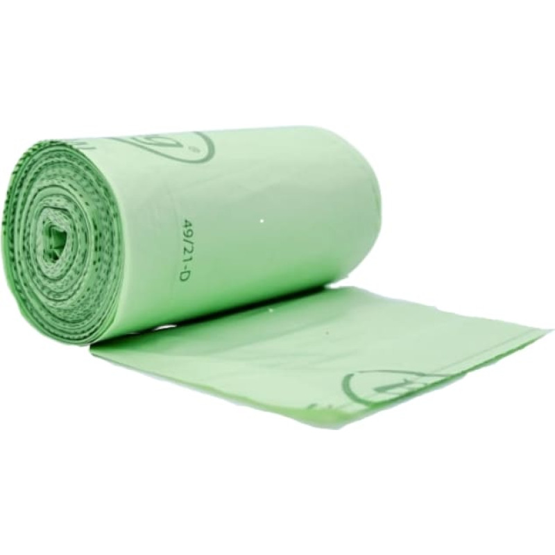 Biobag Компостируемые мусорные мешки BioBag 80L Superline (20 шт. в рулоне) 23 м&sup2;, 68x91 см, зеленые.