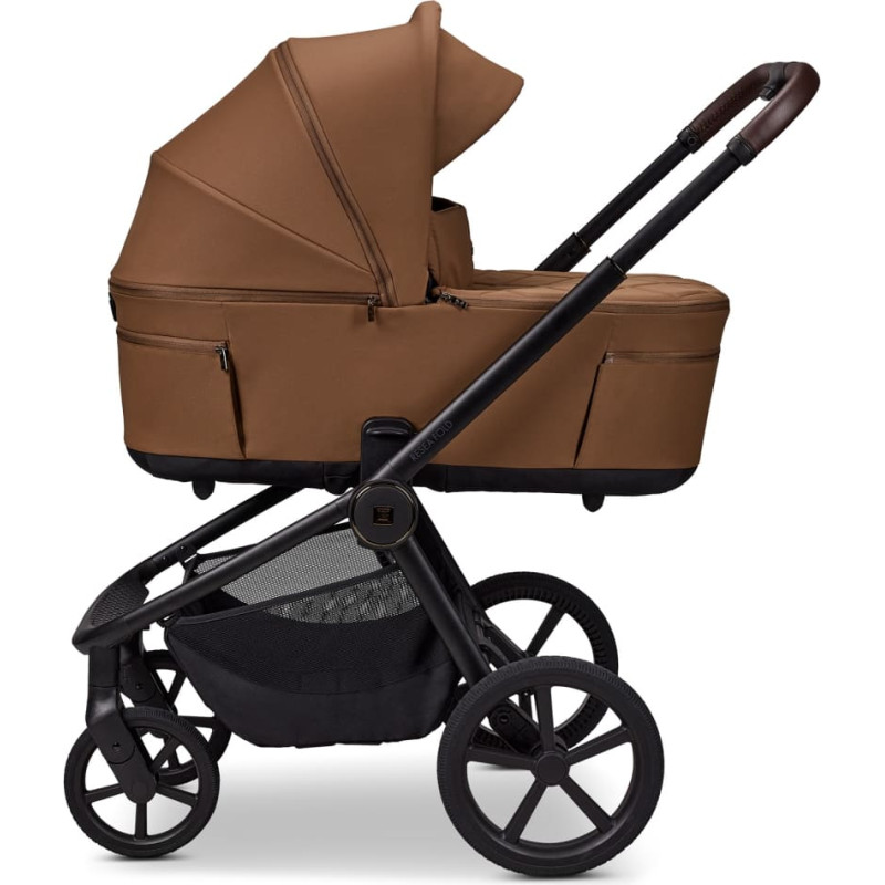 Moon stroller foldable carrycot Resea fold 2/1 cognac