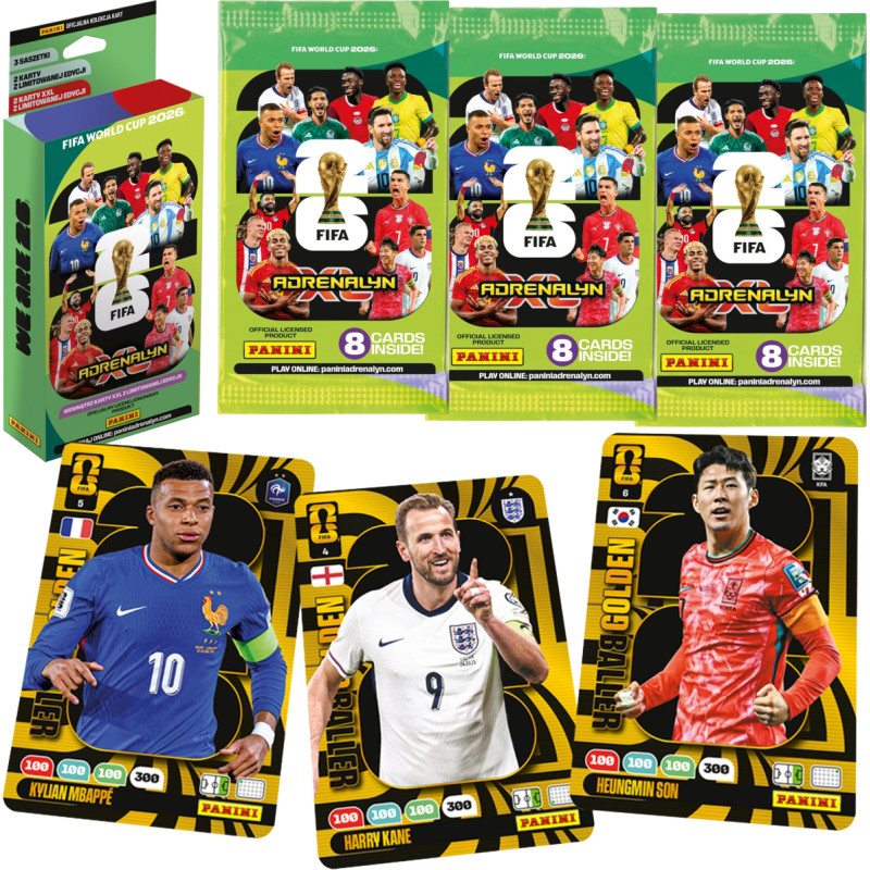 KARTY PANINI FIFA AXL 2026 BLISTER XXL