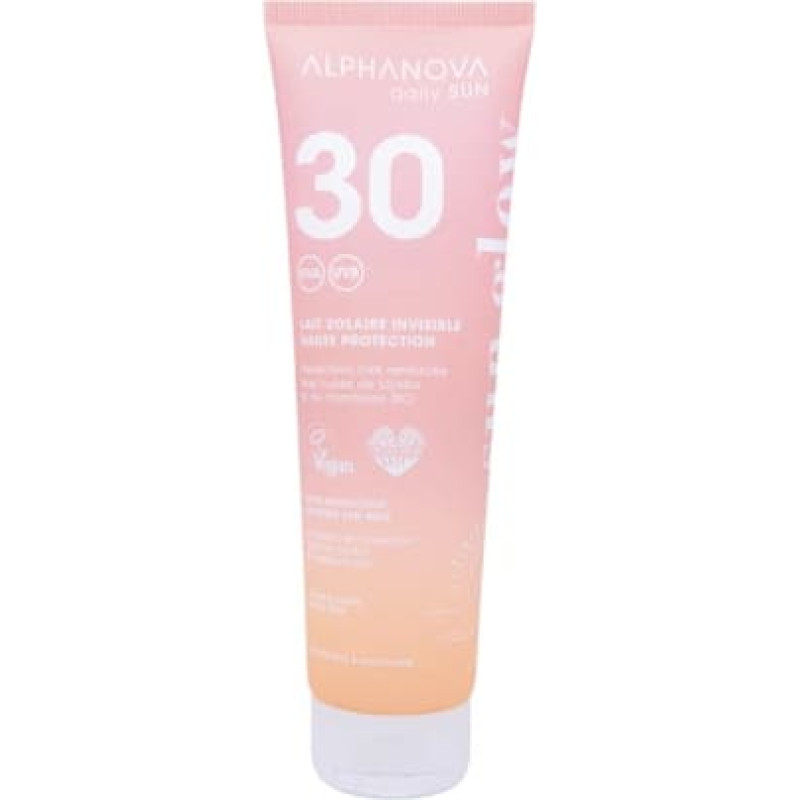 Alphanova Sun DAILY SPF30 водостойкий солнцезащитный крем с маслом семян малины и жожоба, с ароматом Mono&iuml;, 150 мл