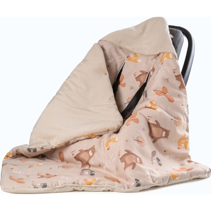 Minikid Ietinamā sedziņa FOREST FRIENDS velvet (2659)