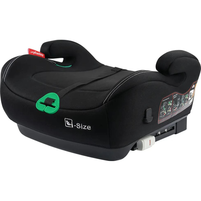 Minikid SPRINT Fotelik podstawka iSize isofix czarny 15-36kg