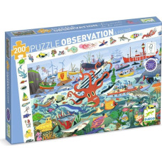 Djeco Наблюдательные головоломки &mdash; Секреты моря &mdash; 200 шт