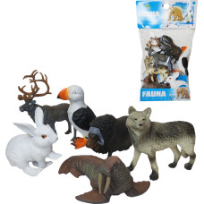 ZESTAW ZWIERZĘTA POLARNE ARKTYCZNE 6 SZT