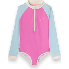 Kietla Купальник ICONIC с тканью с защитой от солнца UPF 50+ и UV-сенсором, для детей 4&ndash;6 лет, Pink Blue