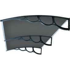 Jumtiņš durvīm 150x210 cm, tonēts – pelēks