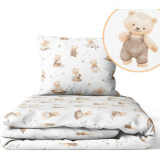 Ankras Cover set -  2 pcs - 135x100, 40x60 - BABY BEARS