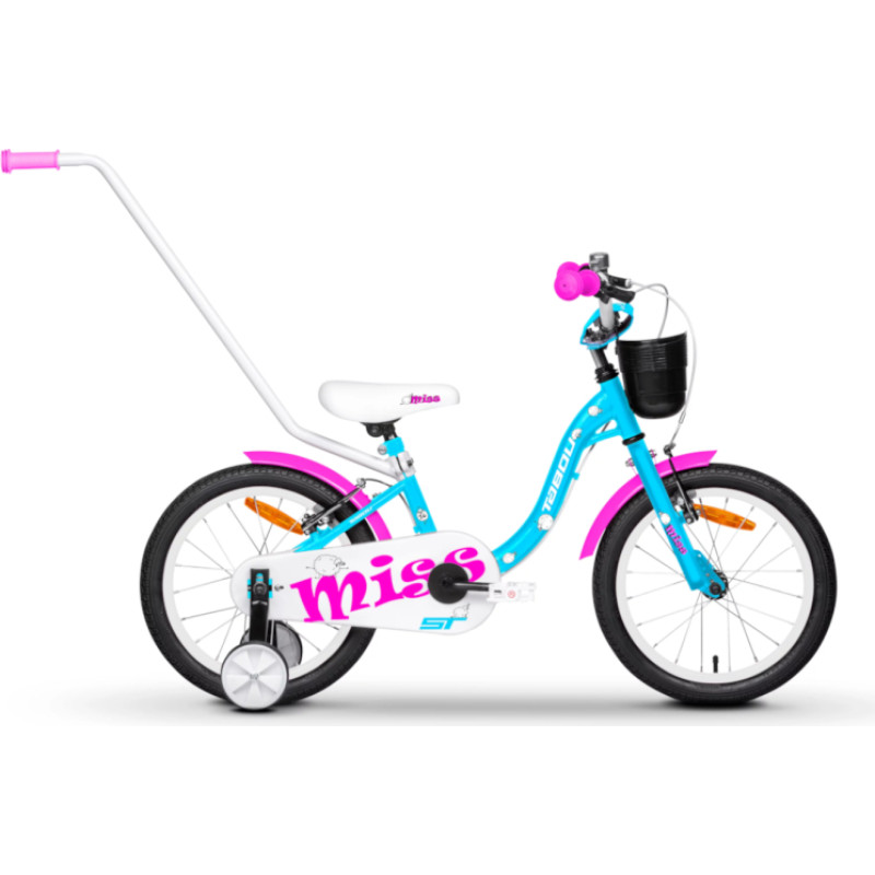 Tabou Детский велосипед TABOU Miss ST, 14 дюймов, сине-белый.