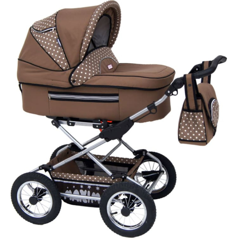 Baby Fashion FANARI Универсальная коляска 3в1, 130 cofeee