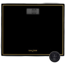 Salter 9207 BGHCFEU12  Compact Electronic Bathroom Scale, Black