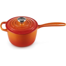 Le Creuset Чугунная кастрюля &Oslash;16 см / 1,5 л оранжевого цвета