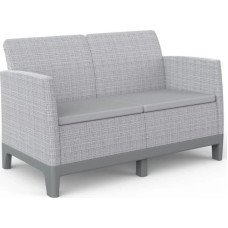 Keter Двухместный садовый диван Scandi Form 2 Seater Sofa светло-серый/темно-стальной серый