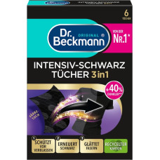 Dr.beckmann Салфетки регенерирующие цвета для черных и гладких волокон, 6 шт.
