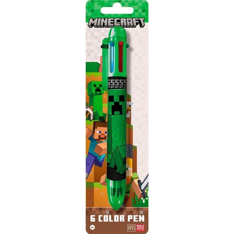Kids Euroswan - Akcesoria Licencyjne PEN 6 COLOURS MINECRAFT
