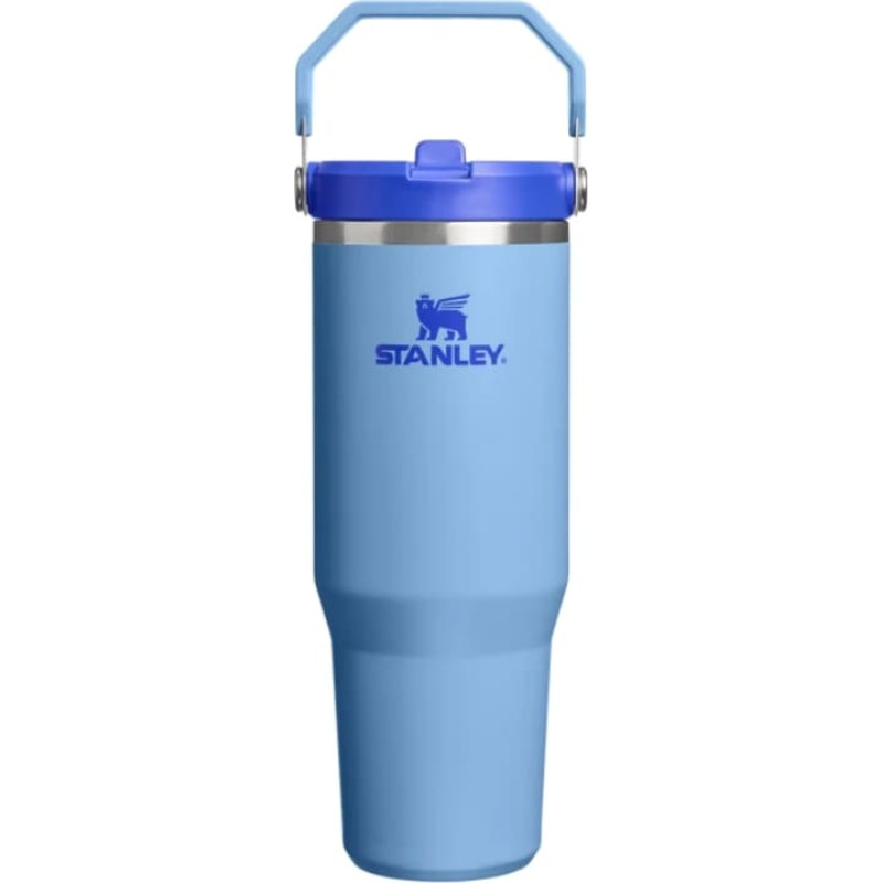 Stanley Термокружка с трубочкой IceFlow Flip Straw 2.0 Tumbler 0.89L светло-голубого цвета