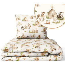 Ankras Cover set -  2 pcs - 135x100, 40x60  - FARM