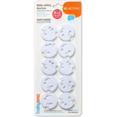 Babyono electrical outlet safety cover rotating cover system 10 pcs 962/10