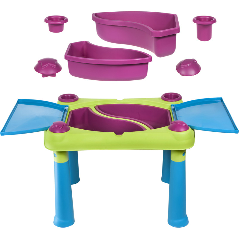 Keter Детский игровой столик Creative Fun Table зеленый / фиолетовый