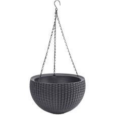 Keter Горшок для цветов подвесной Hanging Sphere Planter светло-коричневый