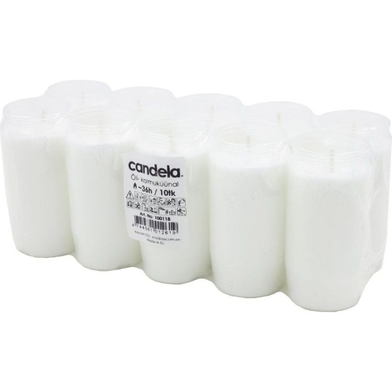 Candela Могильные свечи масляные 10 шт.