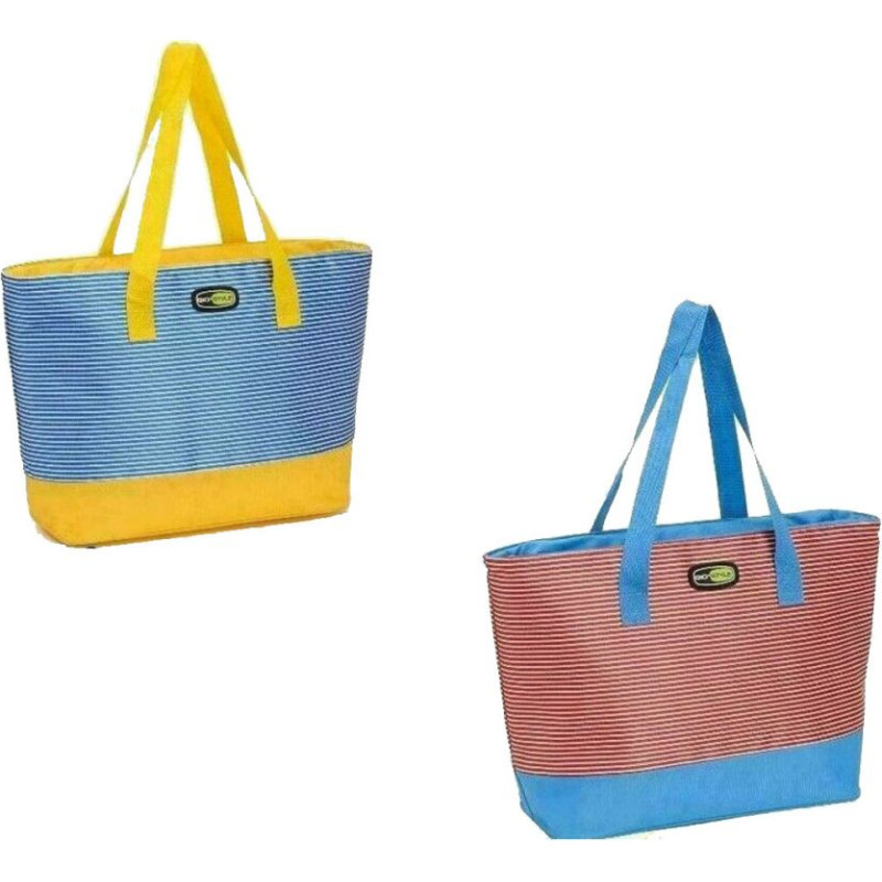 Gio`style Термосумка Beach Tote ассорти, красно-синий / сине-желтый