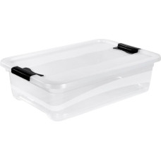 Keeeper Коробка с крышкой Crystalbox Cornelia 59,5x39,5x17см 28л прозрачная