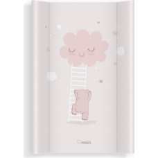 Мягкий пеленальный матрасик Albero Mio 435 Прогулка в облаках, розовый