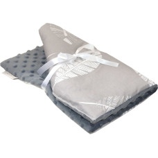 AMY 81973 Poduszka M.Pi&oacute;ra 40x30 Minky c.szare