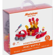 Marioinex 903797 Klocki waffle mini - Strażak średni [ blister ]