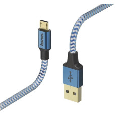 Hama 00178289 Cable USB 1,5 m USB 2.0 USB A Micro-USB B Blue