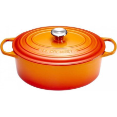 Le Creuset Чугунная кастрюля овальная 31 см / 6,3 л оранжевая