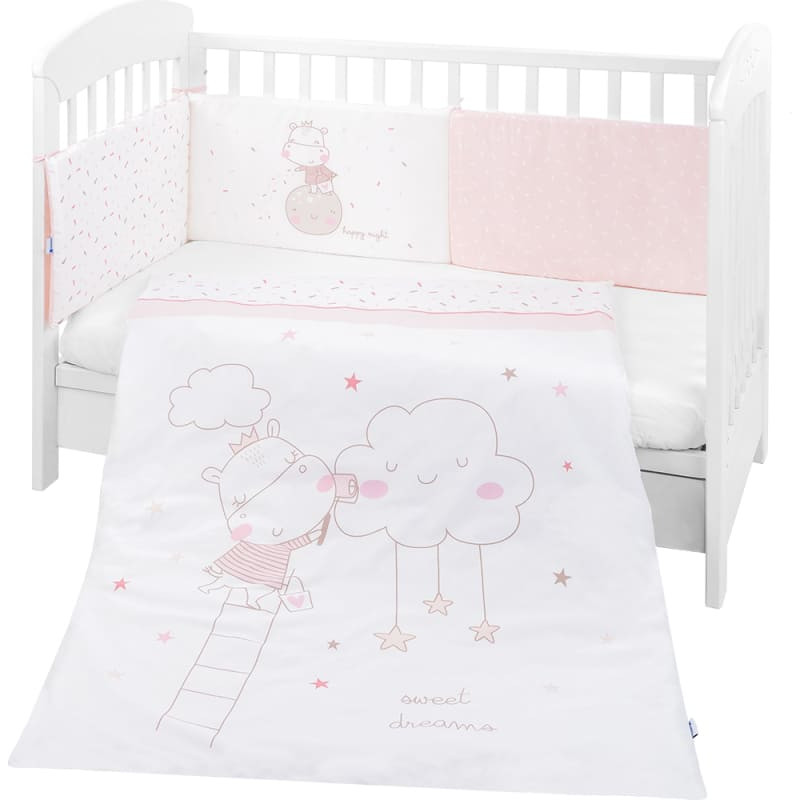 Bedding set 2pcs EU Style 60/120 Hippo Dreams