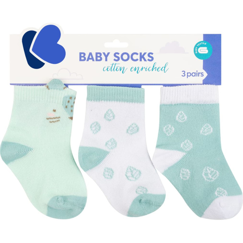 Baby socks with 3D ears Jungle King 1-2y