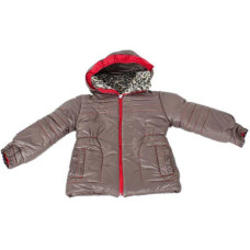 Minikid GIRL'S WINTER JACKET - BLANCA - FLEECE - BROWN - size 110***