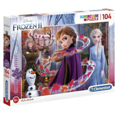 Clementoni pusle Frozen II Glitter 104 tk