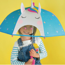 Floss & Rock Colour Changing 3D Umbrella - Rainbow Unicorn