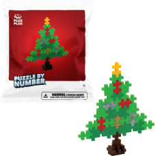 Plus Plus puzzle by number Christmas tree, 40 pcs.