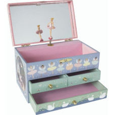 Floss & Rock Musical Jewellery Box with 3 Drawers - Enchanted