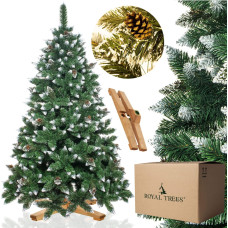 Springos CT0192 Искусственная рождественская елка 240 см Premium Royal Trees Snowy Diamond Pine с шишками