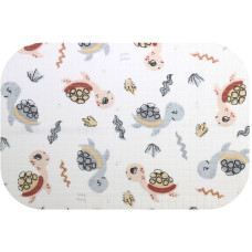 Ega Kids Diaper - 10123 - TETRA - EGA - TURTLE - BEIGIE / GREY - size 70x80 cm