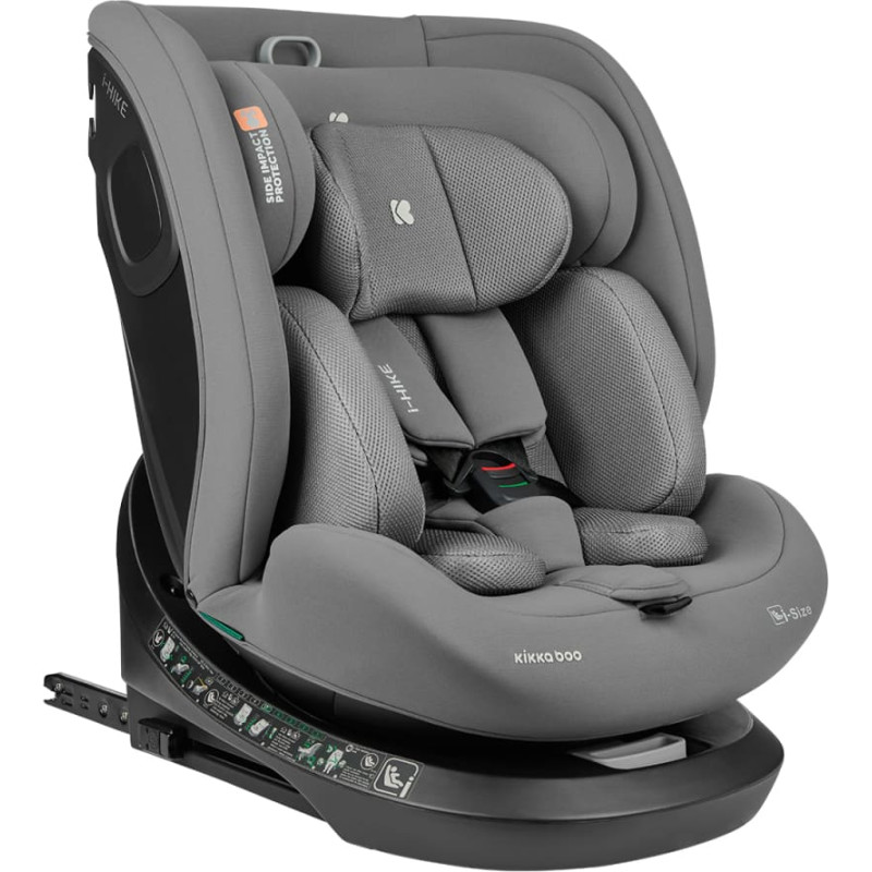 KIKKABOO Автокресло 40-150 cm i-Hike i-SIZE Light Grey 2025