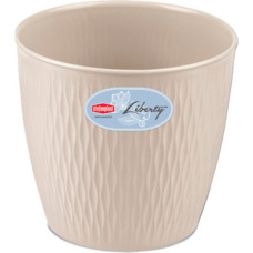 Stefanplast Цветочный горшок Liberty Ø16x15см белый