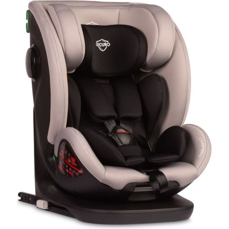 Caretero Автокресло SECURO I-SIZE LIGHT GREY (40-150)