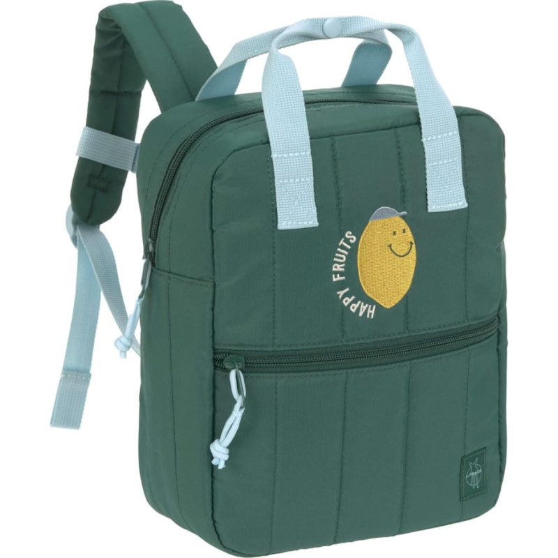 Lassig Мини-рюкзак квадратной формы Little Gang Lemon dark green
