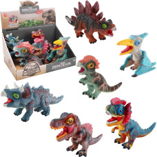 DINOZAUR GUMOWY Z GŁOSEM 6 WZORÓW