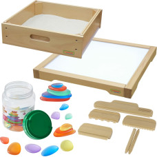 Masterkidz Rama Sensoryczna - Panel LED + Zestaw Akcesori&oacute;w Do Zabawy w Piasku