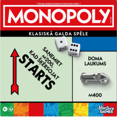 Monopoly Настольная игра Классическая Монополия (на латышском яз.)