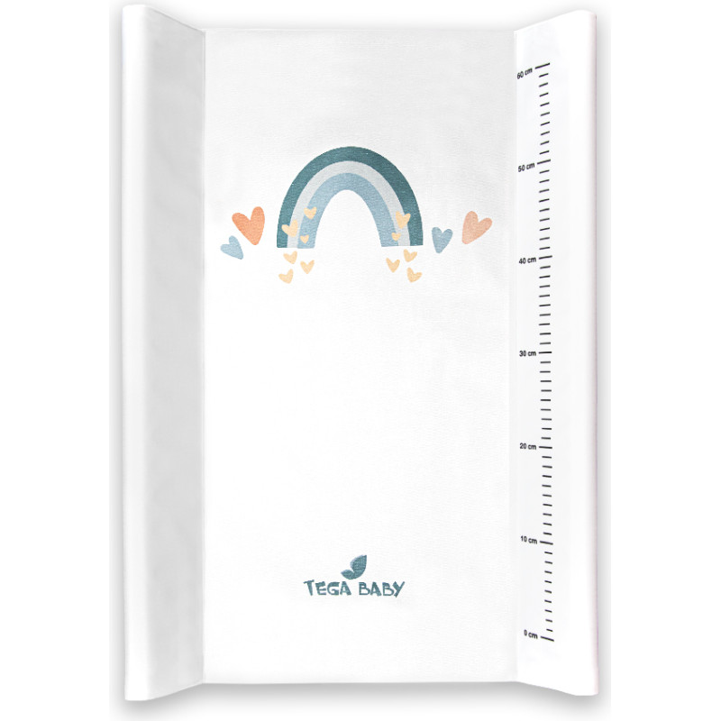 Tega ME-009-103-TĘCZA Пеленальная поверхность «Meteo», белый, с радужным узором