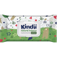 Kindii NATURAL BALANCE WIPES 60 PCS 54930