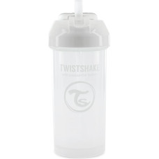 Twistshake Straw Cup 360ml 6+m White 78592